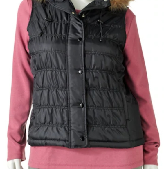 SO Jackets & Blazers - Juniors SO Puffer Vest In Black